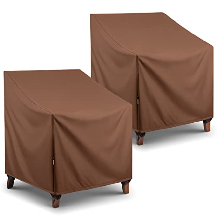 Outdoor Furniture Covers Waterproof - 防水パティオチェアカバー、頑丈な屋外ラウンジチェアカバー、芝生庭用回転ロッキングチェア用パティオ家具カバー
