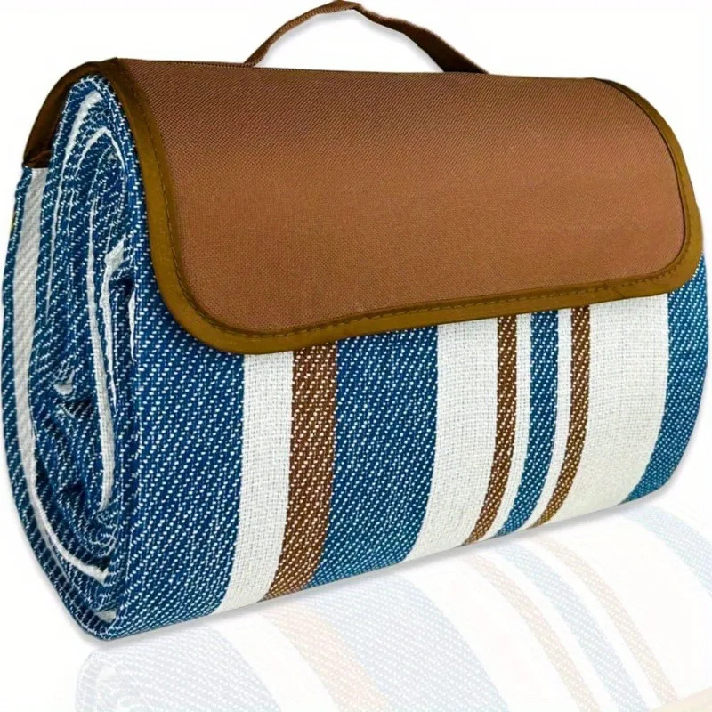 Outdoor Rug Waterproof - アウトドア旅行に欠かせない！ ポータブル防汚カーマット、二層防水ピクニックマット、折りたたみキャンプテントマット