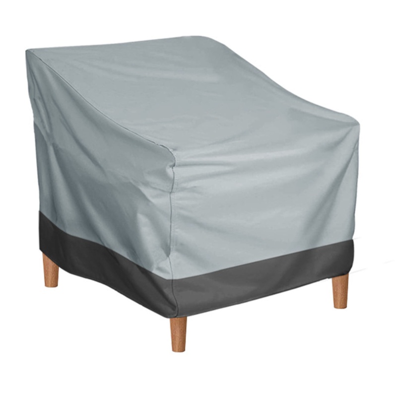 Outdoor Furniture Grey - パティオチェアカバー オックスフォード布 撥水 シルバーコーティング 屋外家具カバー 家庭用