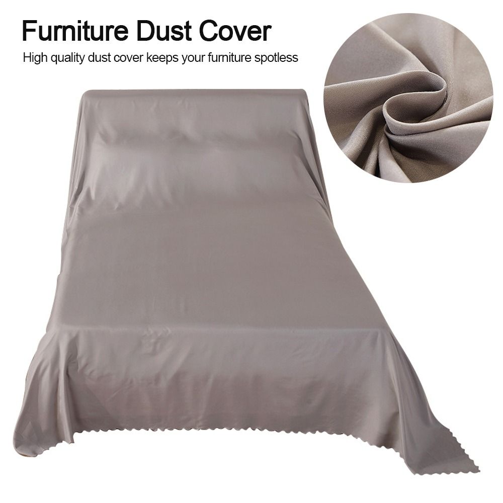 Outdoor Furniture Grey - 通気性のある新しい家具用防塵カバー、大型グレー保護カバー、防カビ防塵布、屋外ガーデン用