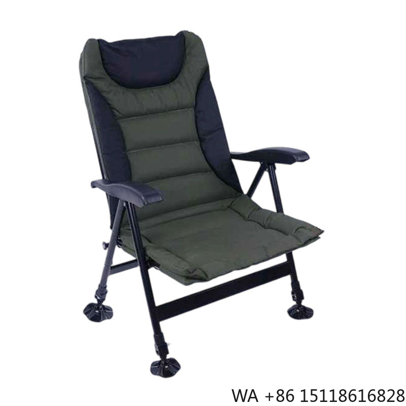 Outdoor Furniture Recliner Set - ポータブル折りたたみ式5段階調整可能58*38/88CMアウトドアチェア：キャンプ、釣り、ビーチアクティビティに最適な椅子