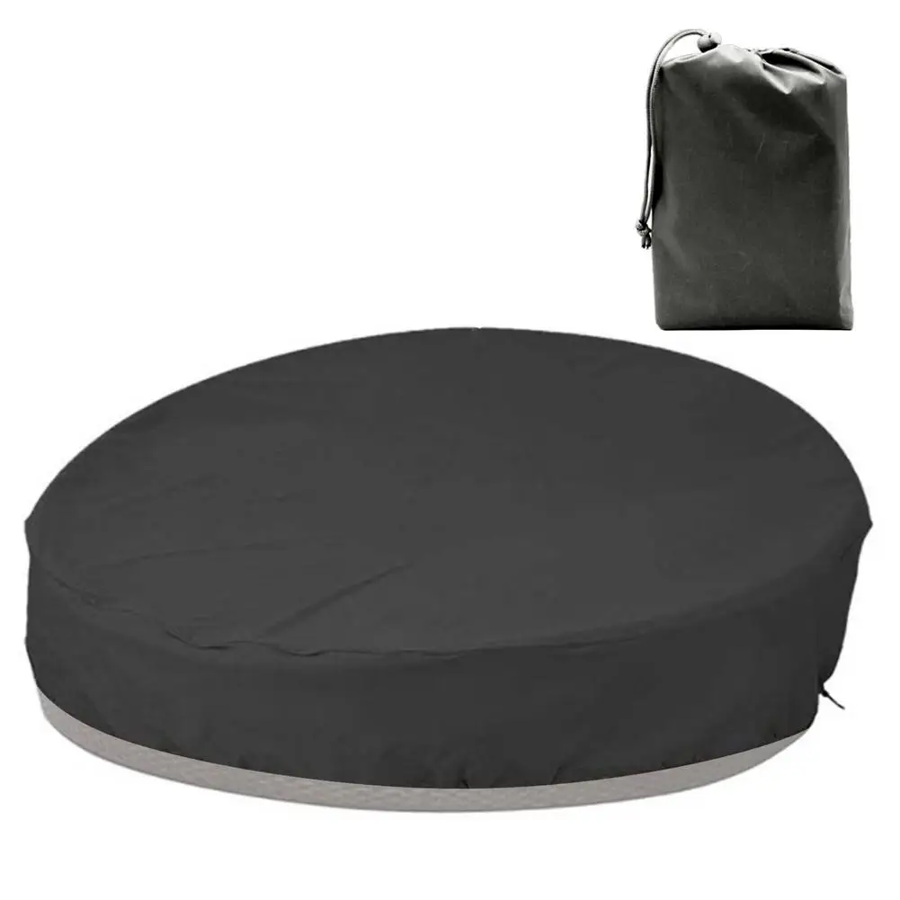 Outdoor Furniture Covers Waterproof - 屋外防水デイベッドカバー 丸型ソファ 防塵 雨雪対策 ガーデンパティオ家具 UV色褪せ防止