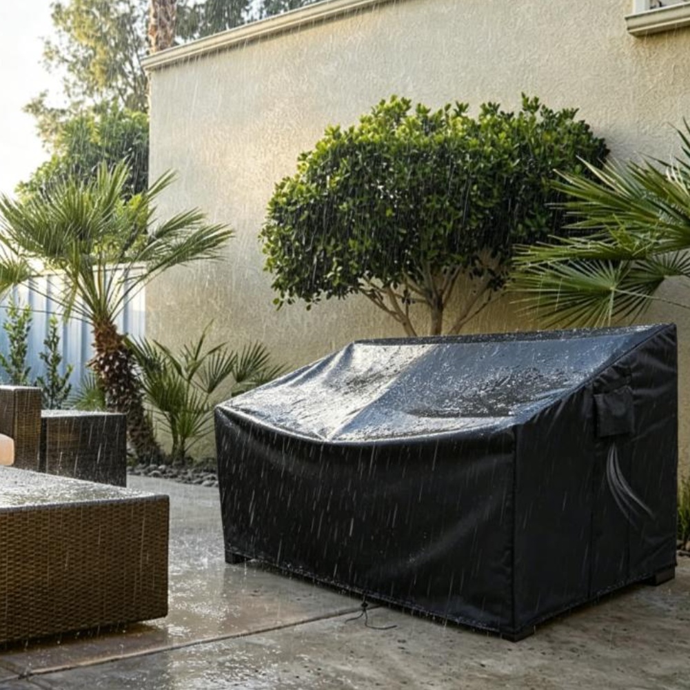 頑丈なパティオソファカバー 防水屋外カウチカバー パティオ家 - Outdoor Furniture Fabric のレビューと価格