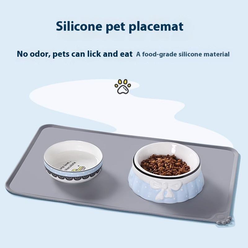 ペット用プレースマット 猫犬用フードマット シリコン製 防水 - Outdoor Rug Waterproof のレビューと価格