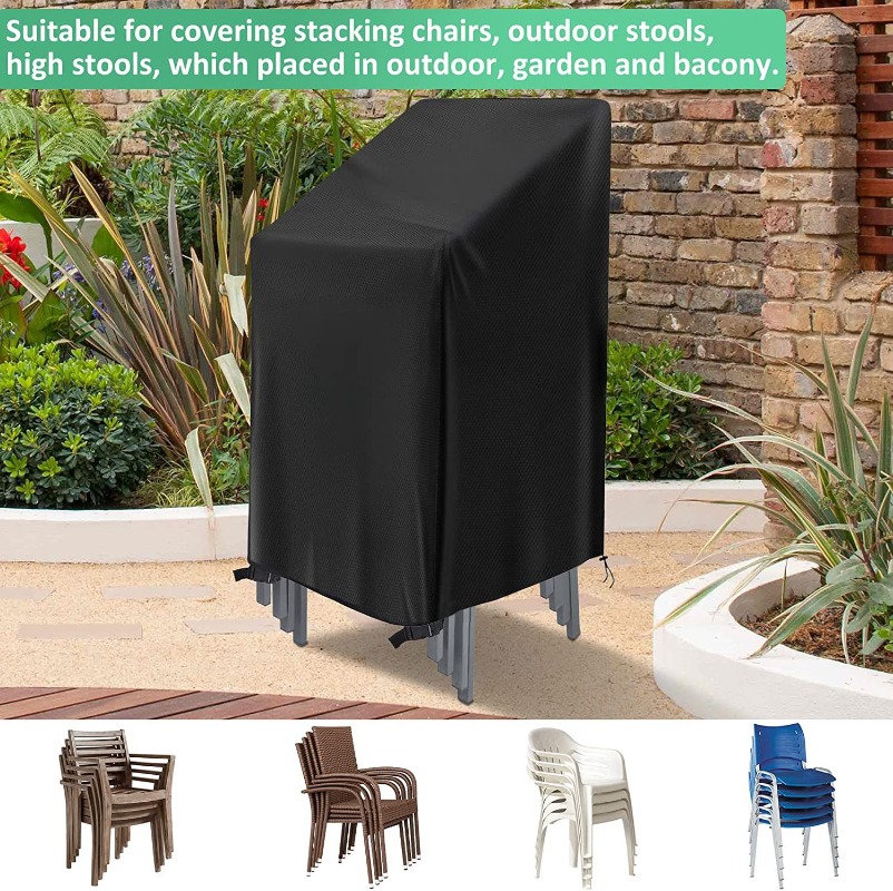 1/2/個入り スタックチェア用ダストカバー 防水防塵 パテ - Outdoor Furniture Covers Waterproof のレビューと価格