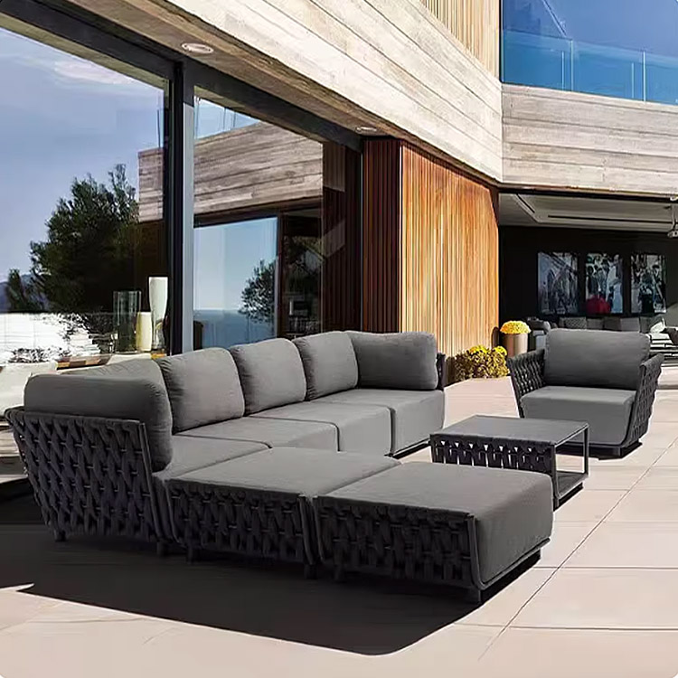 #   高級ラタンアルミ製屋外ガーデン家具モジュール式ソファ - Outdoor Furniture Luxury のレビューと価格