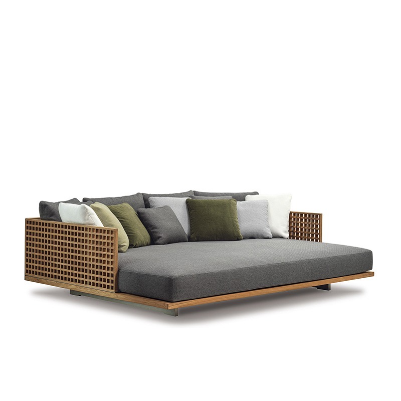 完全防水プールサイドチークデイベッド屋外ガーデン家具無垢材フ - Outdoor Furniture Waterproof のレビューと価格