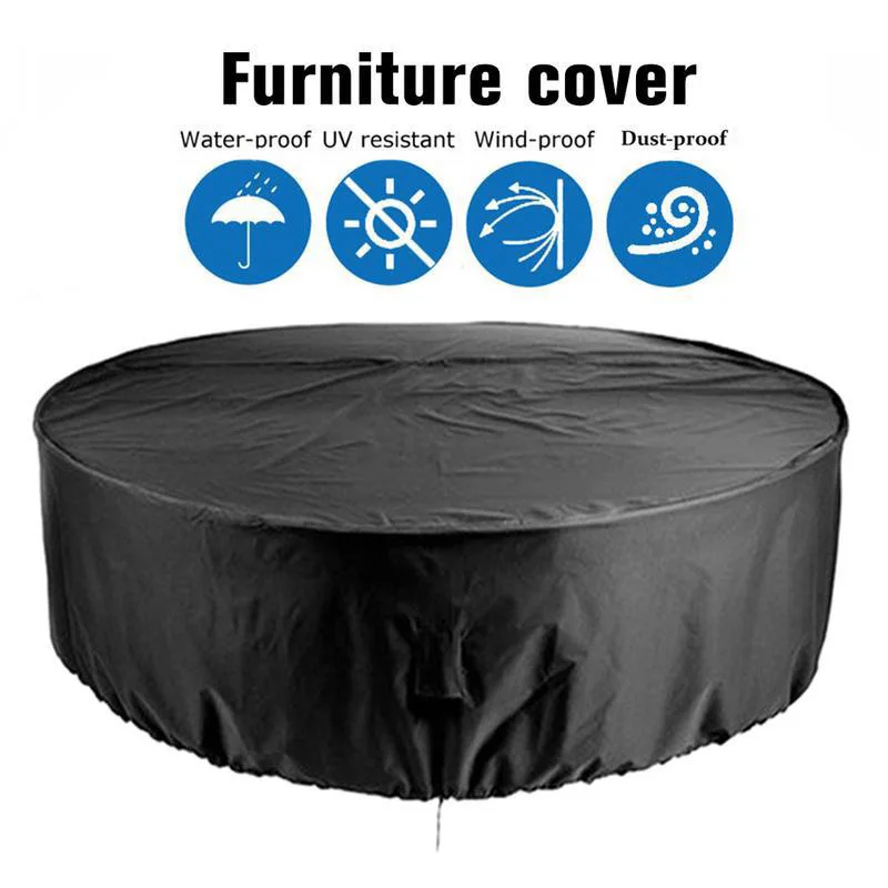 ファイヤーピットカバーラウンド火鉢ストーブカバー防水防風日焼 - Outdoor Furniture Fabric のレビューと価格