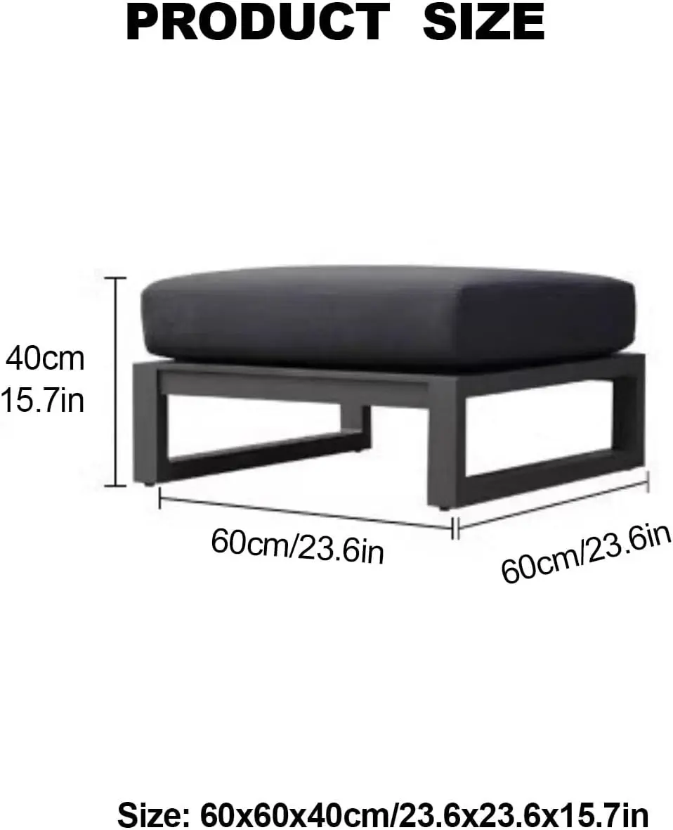 屋外用アルミ製モジュラーパティオ家具ソファ、二人掛けパティオ - Outdoor Furniture Grey のレビューと価格