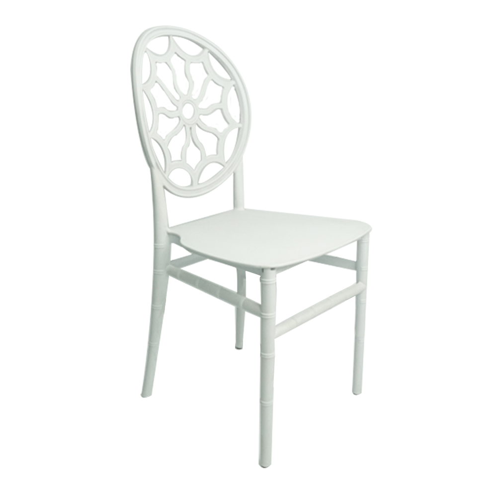 モダンな白いプラスチック製の結婚式イベント用家具、宴会用アー - Outdoor Furniture Iron のレビューと価格