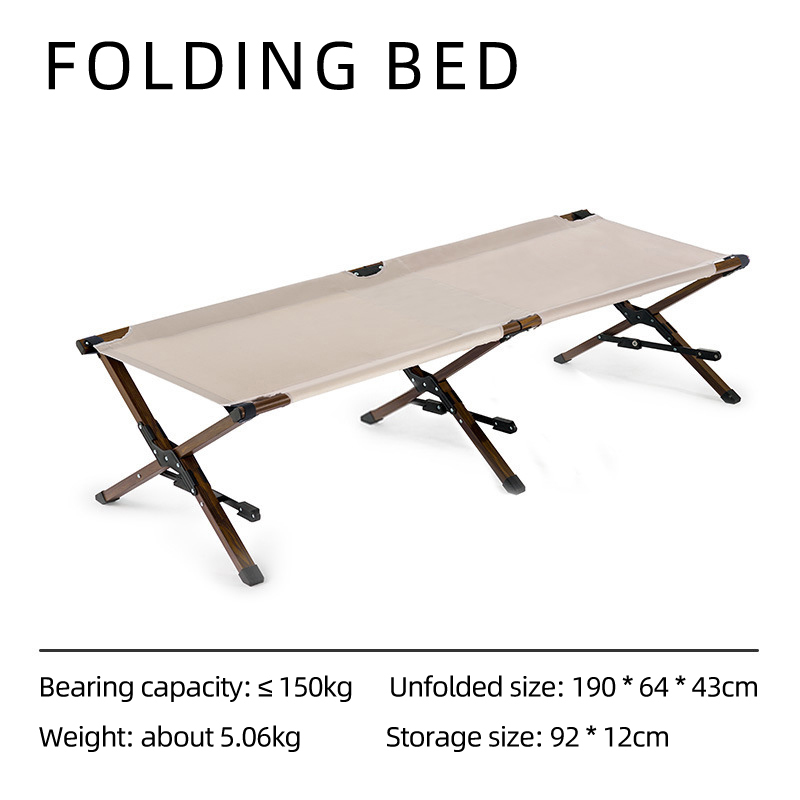 大人用の、持ち運び可能で折りたたみ式の大型シングルベッド。柔 - Outdoor Furniture Fabric のレビューと価格