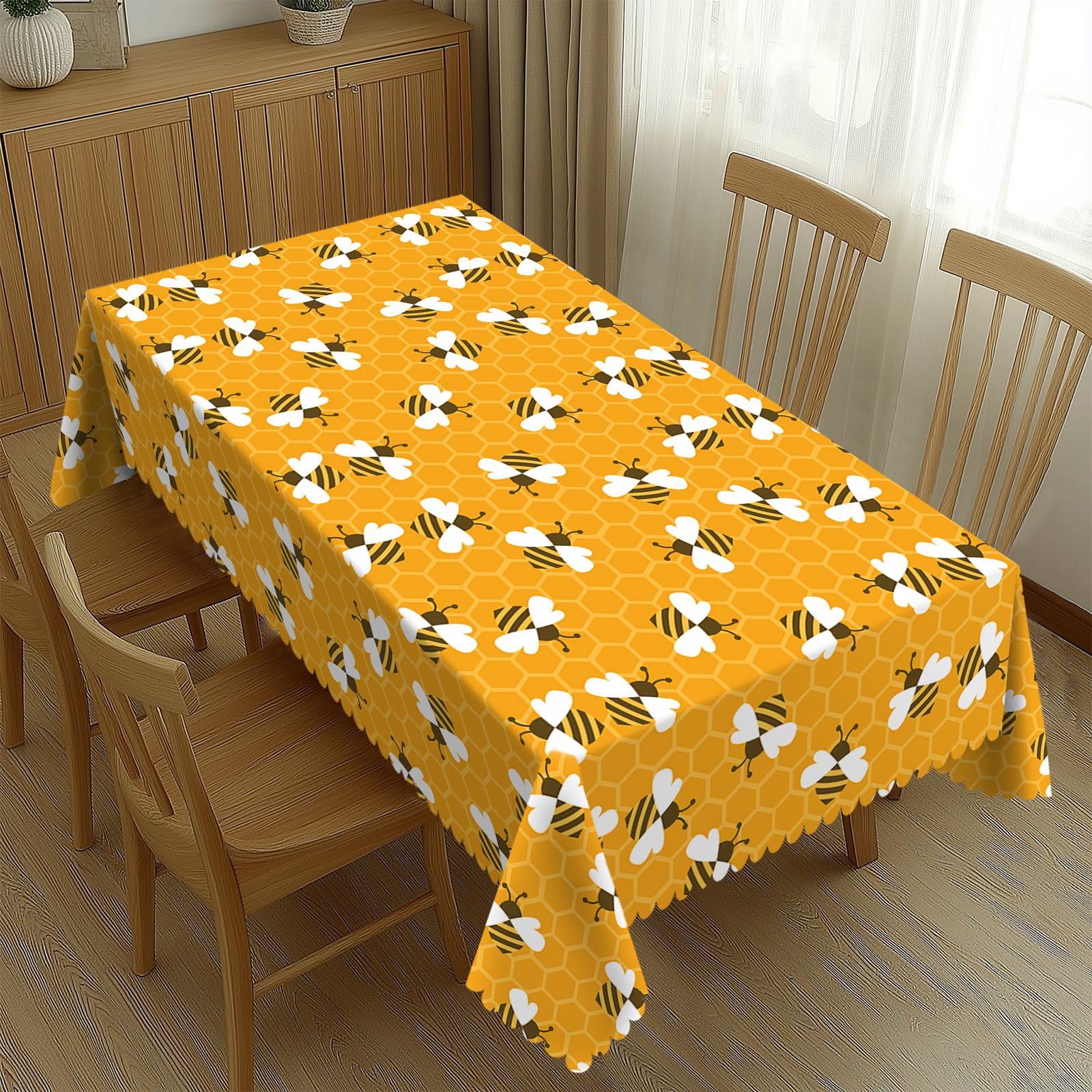 バンブルビー テーブルクロス イエロービー ポリエステル製  - Outdoor Furniture Yellow のレビューと価格