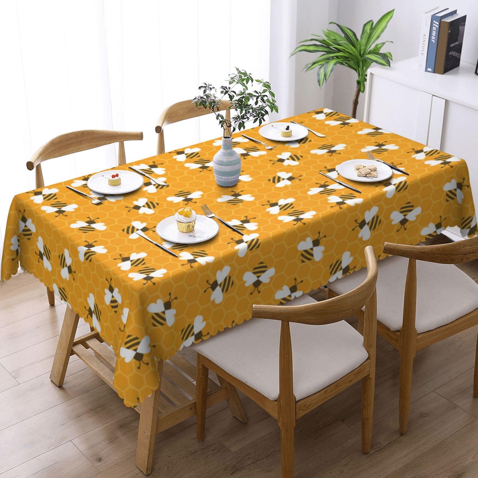 バンブルビー テーブルクロス イエロービー ポリエステル製  - Outdoor Furniture Yellow のレビューと価格