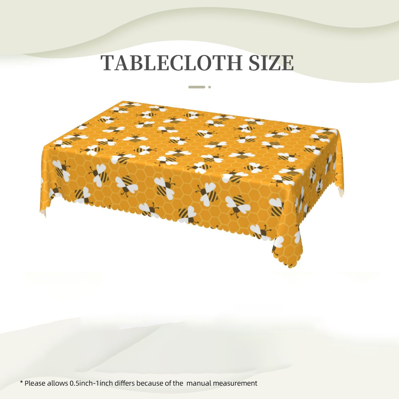 バンブルビー テーブルクロス イエロービー ポリエステル製  - Outdoor Furniture Yellow のレビューと価格