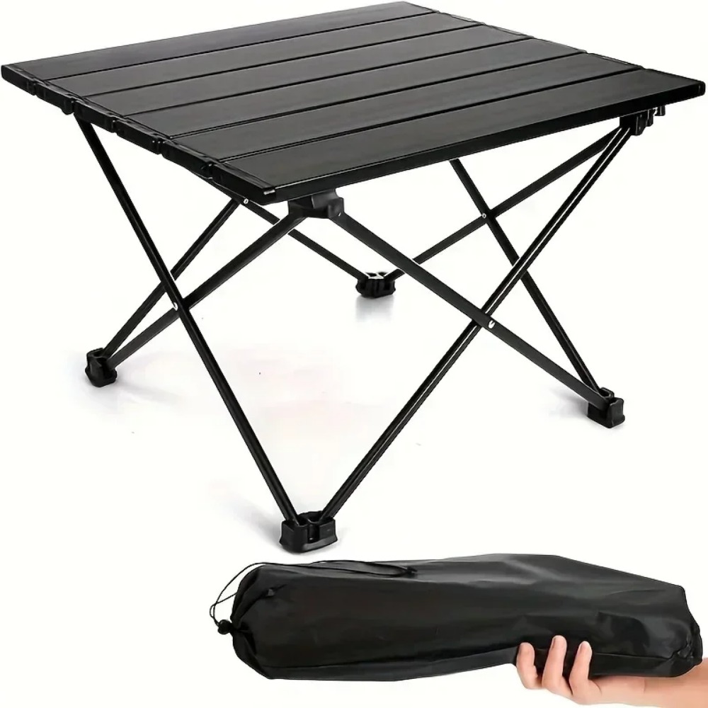 超軽量ポータブルキャンプ折りたたみテーブルローラーシャッター - Outdoor Furniture Iron のレビューと価格