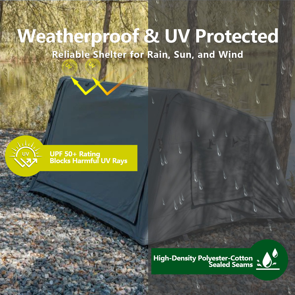 エアブローテント 防水 軽量 簡単設営 耐火 スワッグテント - Outdoor Furniture Waterproof のレビューと価格