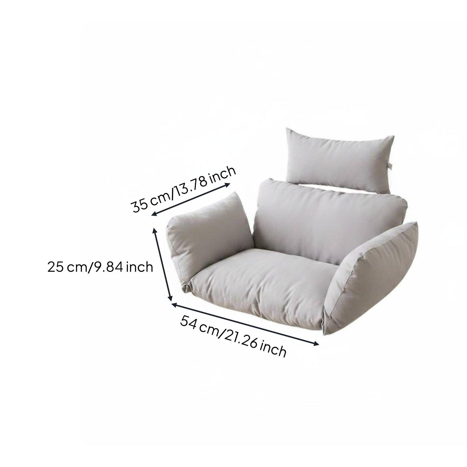 エッグチェア用取り外し可能なクッションカバー、人間工学に基づ - Outdoor Furniture Fabric のレビューと価格